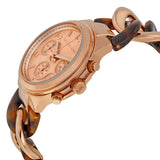 Buy Shop Michael Kors Runway Rose Gold Dial Two Tone Steel Strap Watch for Women - MK4269 USA Online