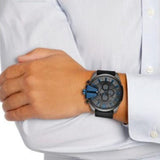 Buy Shop Diesel Mega Chief Chronograph Black Dial Black Nylon Strap Watch For Men - DZ4500 USA Online