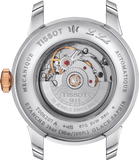 Buy Shop Tissot Le Locle Automatic Diamonds Mother of Pearl Black Dial Silver Steel Strap Watch For Women - T006.207.11.126.00 USA Online