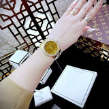 Buy Shop Michael Kors Runway Three Hand Brown Dial Two Tone Steel Strap Watch For Women - MK7389 USA Online