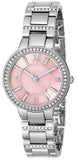 Buy Shop Fossil Virginia Pink Dial Silver Steel Strap Watch for Women - ES3504 USA Online