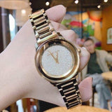 Buy Shop Michael Kors Kinley Gold Dial Gold Steel Strap Watch for Women - MK6209 USA Online