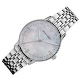 Buy Shop Emporio Armani Classic Quartz Mother of Pearl Dial Silver Steel Strap Watch For Women - AR1602 USA Online