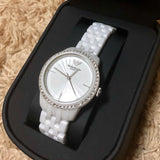 Buy Shop Emporio Armani Ceramic White Dial White Ceramic Bracelet Watch For Women - AR1477 USA Online