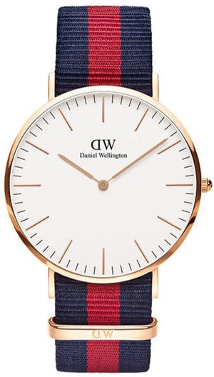 Buy Shop Daniel Wellington Classic Oxford White Dial Two Tone NATO Strap Watch For Men - DW00100001 USA Online