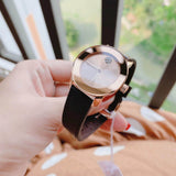 Buy Shop Movado Bold Rose Gold Dial Brown Leather Strap Watch for Men - 3600395 USA Online