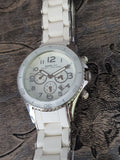 Buy Shop Marc Jacobs Rock White Dial White Silicone Strap Watch for Women - MBM2545 USA Online