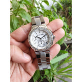 Buy Shop Michael Kors Dylan Silver Dial Silver Steel Strap Watch for Women - MK5585 USA Online