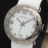 Buy Shop Marc Jacobs Blade White Dial White Leather Strap Watch for Women - MBM1223 USA Online