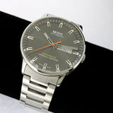 Mido Commander II Automatic Chronometer Grey Dial Silver Steel Strap Watch For Men - M021.431.11.061.01