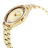 Buy Shop Marc Jacobs Marc Tether Transparent Gold Dial Gold Steel Strap Watch for Women - MBM3413 USA Online