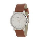 Buy Shop Marc Jacobs Baker White Dial Brown Leather Strap Watch for Women - MBM1265 USA Online