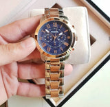 Buy Shop Fossil Grant Chronograph Blue Dial Two Tone Steel Strap Watch for Men - FS5024 USA Online