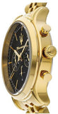 Buy Shop Maserati Epoca Chronograph Black Dial Gold Steel Strap Watch For Men - R8873618023 USA Online