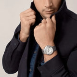 Buy Shop Cartier Ballon Bleu De Cartier Silver Dial Silver Steel Strap Watch for Men - WSBB0049 USA Online