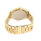 Buy Shop Michael Kors Slim Runway Gold Dial Gold Steel Strap Watch for Women - MK3335 USA Online