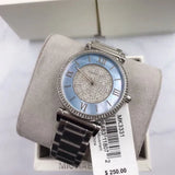 Buy Shop Michael Kors Caitlin Crystal Dial Silver Steel Strap Watch for Women - MK3331 USA Online