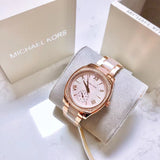 Buy Shop Michael Kors Bryn Rose Gold Dial Two Tone Steel Strap Watch for Women - MK6135 USA Online