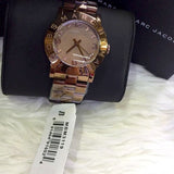 Buy Shop Marc Jacobs Amy Brown Dial Brown Steel Strap Watch for Women - MBM3119 USA Online