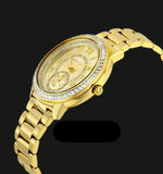 Buy Shop Michael Kors Madelyn Quartz Gold Dial Gold Steel Strap Watch For Women - MK6287 USA Online