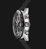 Buy Shop Tag Heuer Carrera Chronograph Black Dial Black Rubber Strap Watch for Men - CBN2A1AA.FT6228 USA Online