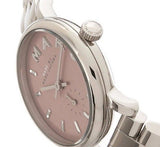 Buy Shop Marc Jacobs Baker Pink Dial Silver Steel Strap Watch for Women - MBM3283 USA Online