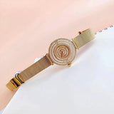 Buy Shop Guess Dream Quartz Gold Dial Gold Mesh Strap Watch For Women - GW0550L2 USA Online