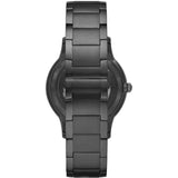 Buy Shop Emporio Armani Renato Automatic Blue Dial Grey Steel Strap Watch For Men - AR60056 USA Online