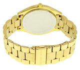 Buy Shop Michael Kors Slim Runway Gold Dial Gold Steel Strap Watch for Women - MK3335 USA Online