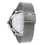Buy Shop Tommy Hilfiger Harrison Quartz Grey Dial Silver Mesh Bracelet Watch for Men - 1790877 USA Online