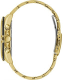 Buy Shop Guess Surge Chronograph Black Dial Gold Steel Strap Watch for Men - W1258G2 USA Online