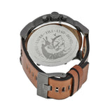 Buy Shop Diesel Mr Daddy 2.0 Chronograph Black Dial Brown Leather Strap Watch For Men - DZ7332 USA Online
