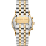 Buy Shop Michael Kors Hutton Chronograph Black Dial Two Tone Steel Strap Watch For Men - MK8954 USA Online