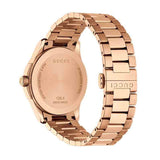 Gucci G Timeless Quartz Gold Dial Gold Steel Strap Watch For Women - YA126482