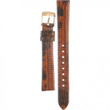 Buy Shop Emporio Armani Gianni T Bar Beige Dial Brown Leather Strap Watch For Women - AR1883 USA Online