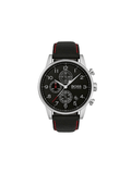 Buy Shop Hugo Boss Navigator Black Dial Black Leather Strap Watch for Men - 1513535 USA Online