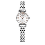 Buy Shop Emporio Armani Gianni T Bar Quartz Silver Dial Silver Steel Strap Watch For Women - AR1935 USA Online