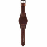 Buy Shop Fossil Nate Chronograph Brown Dial Brown Leather Strap Watch for Men - JR1511 USA Online