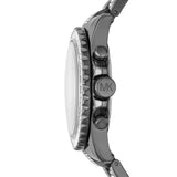 Buy Shop Michael Kors Everest Chronograph Black Dial Grey Steel Strap Watch For Women - MK6974 USA Online