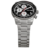 Buy Shop Fossil Sport Tourer Chronograph Black Dial Silver Steel Strap Watch for Men - FS6045 USA Online