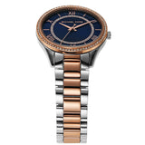 Buy Shop Michael Kors Lauryn Three-Hand Blue Dial Two Tone Steel Strap Watch for Women - MK4738 USA Online
