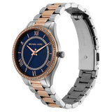 Buy Shop Michael Kors Lauryn Three-Hand Blue Dial Two Tone Steel Strap Watch for Women - MK4738 USA Online