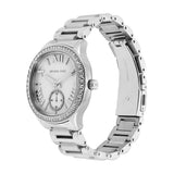 Buy Shop Michael Kors Sage Three-Hand White Dial Silver Steel Strap Watch for Women - MK4807 USA Online