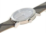 Buy Shop Burberry The City Nova Beige Dial Grey Leather Strap Watch for Women - BU9023 USA Online