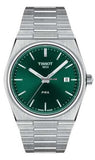 Buy Shop Tissot PRX Green Dial Silver Steel Strap Watch for Men - T137.410.33.091.00 USA Online