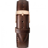 Buy Shop Daniel Wellington Dapper Bristol White Dial Brown Leather Strap Watch For Men - DW00100086 USA Online