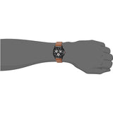Buy Shop Gucci G-Timeless Chronograph Black Dial Brown Leather Strap Watch For Men - YA126271 USA Online