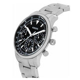 Buy Shop Fossil Goodwin Chronograph Black Dial Silver Steel Strap Watch for Men - FS5412 USA Online