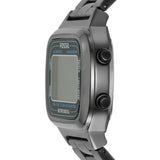 Buy Shop Fossil Retro Digital Black Dial Black Steel Strap Watch for Men - FS5846 USA Online