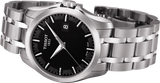 Buy Shop Tissot T Trend Couturier Chronograph Black Dial Silver Steel Strap Watch For Men - T035.410.11.051.00 USA Online